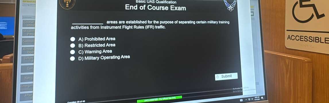 basic uas qualification end of course exam answers