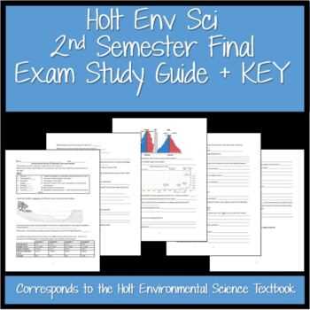 environmental science final exam study guide answer key