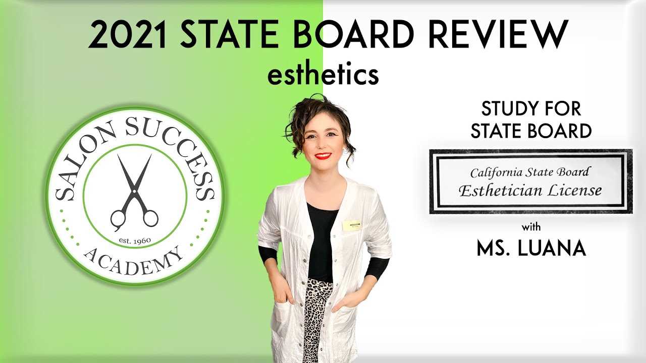 free esthetician exam practice questions