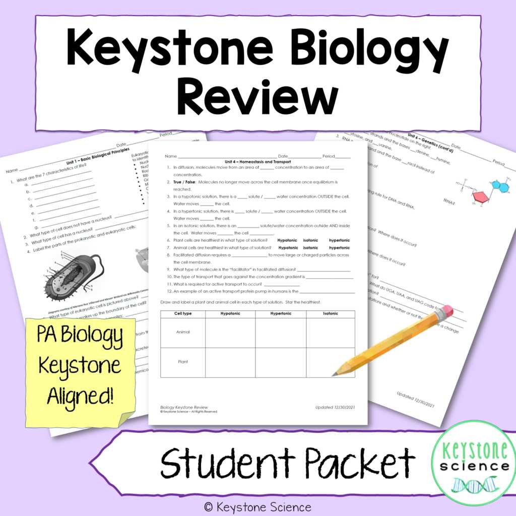 biology exam 3 answer key