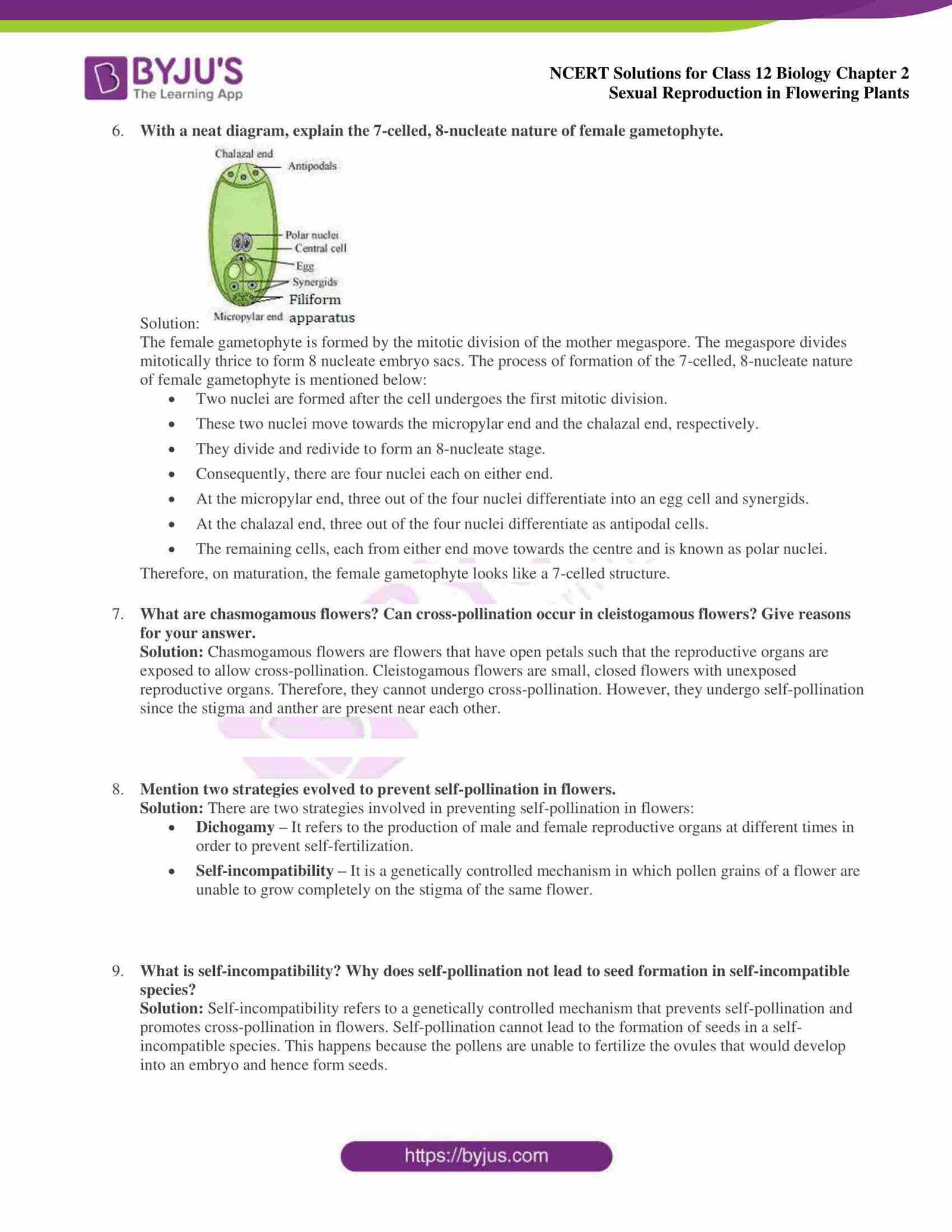 biology unit 2 exam answers