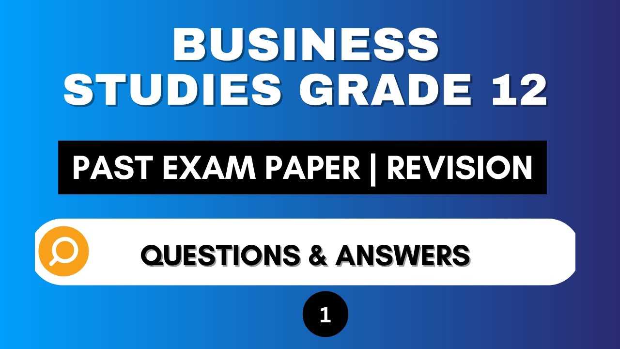 business studies exam questions and answers