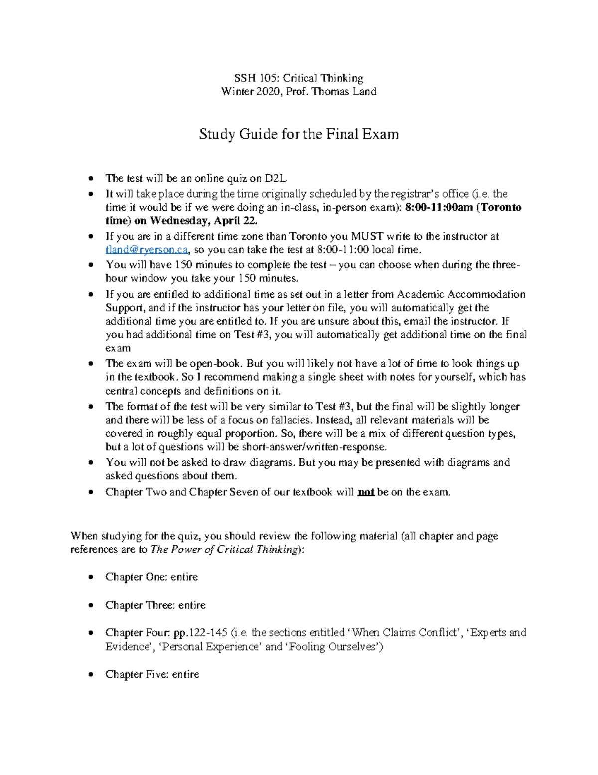 mhp 105 final exam answers