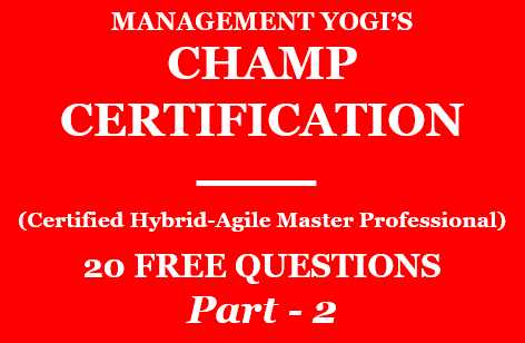 agile hybrid project pro exam answers