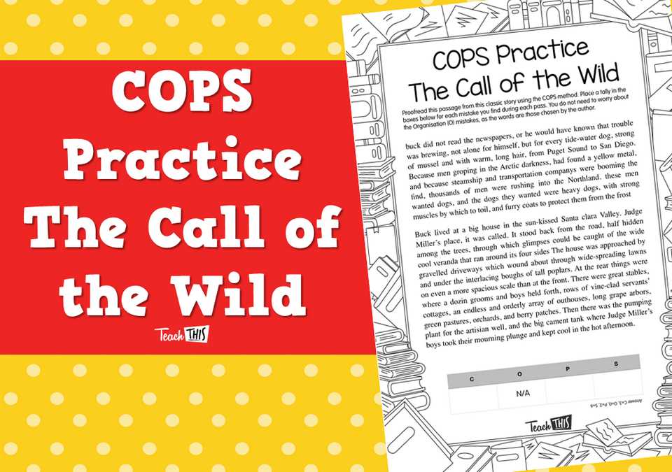 call of the wild worksheets answers