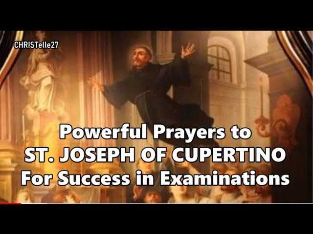 catholic prayer for exam success