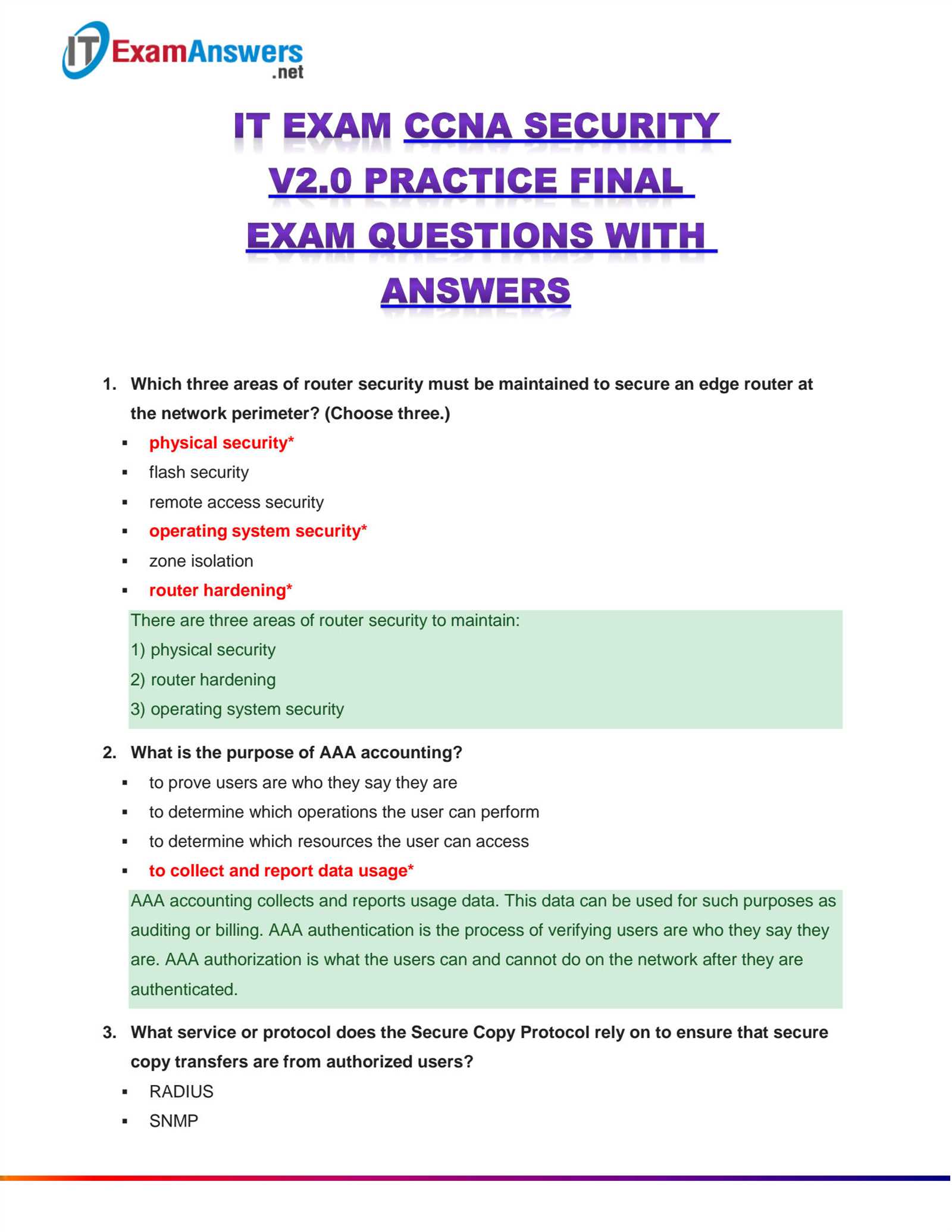 ccna 1 practice final exam answers