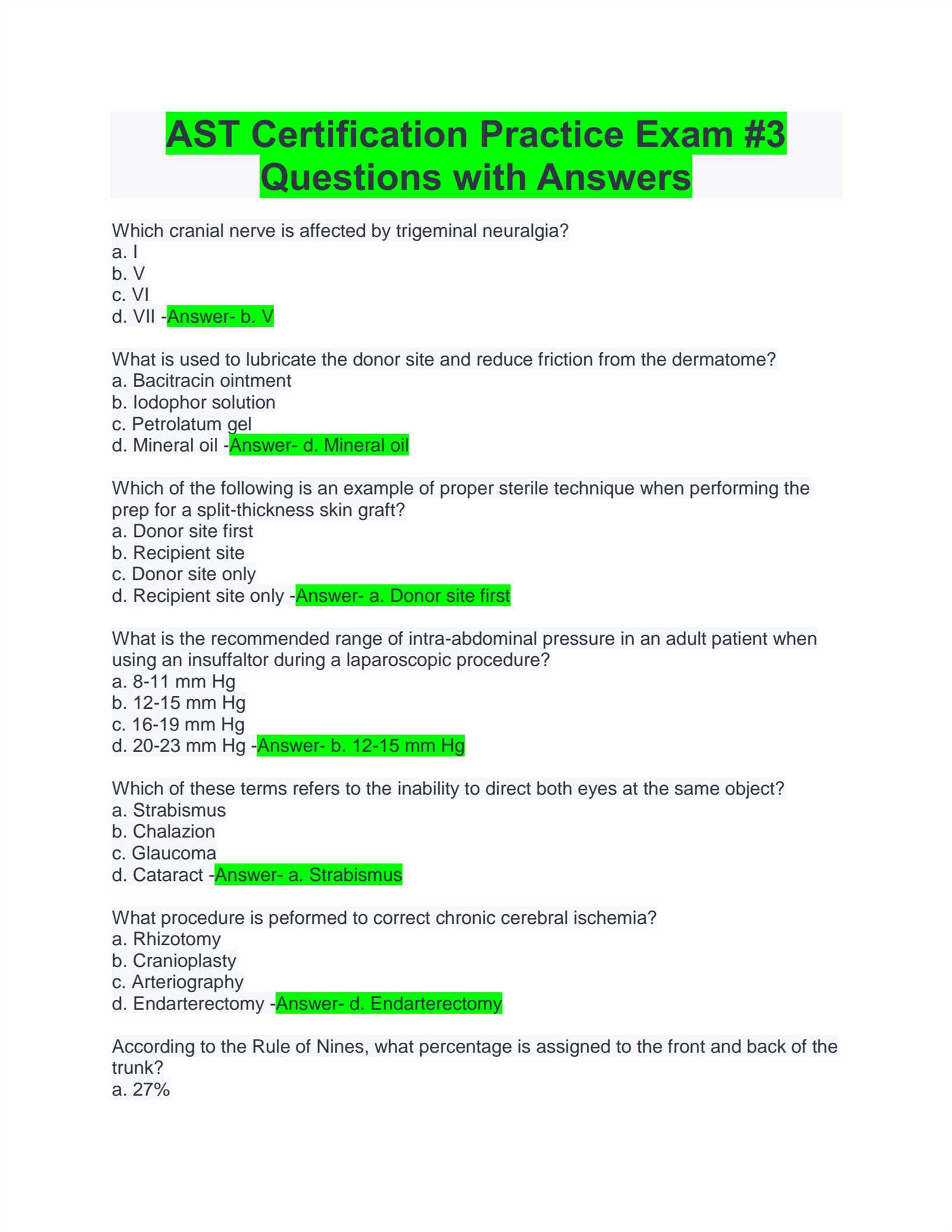 certification practice exam answers