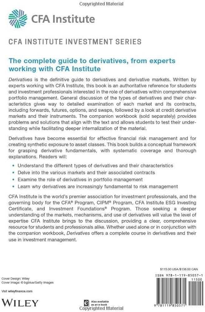 cfa investment foundation final exam answer key