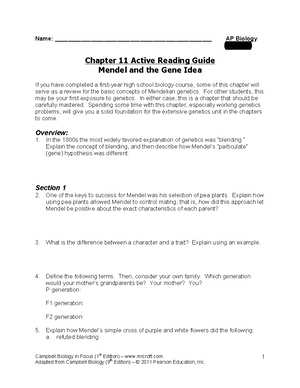 chapter 11 ap biology reading guide answers