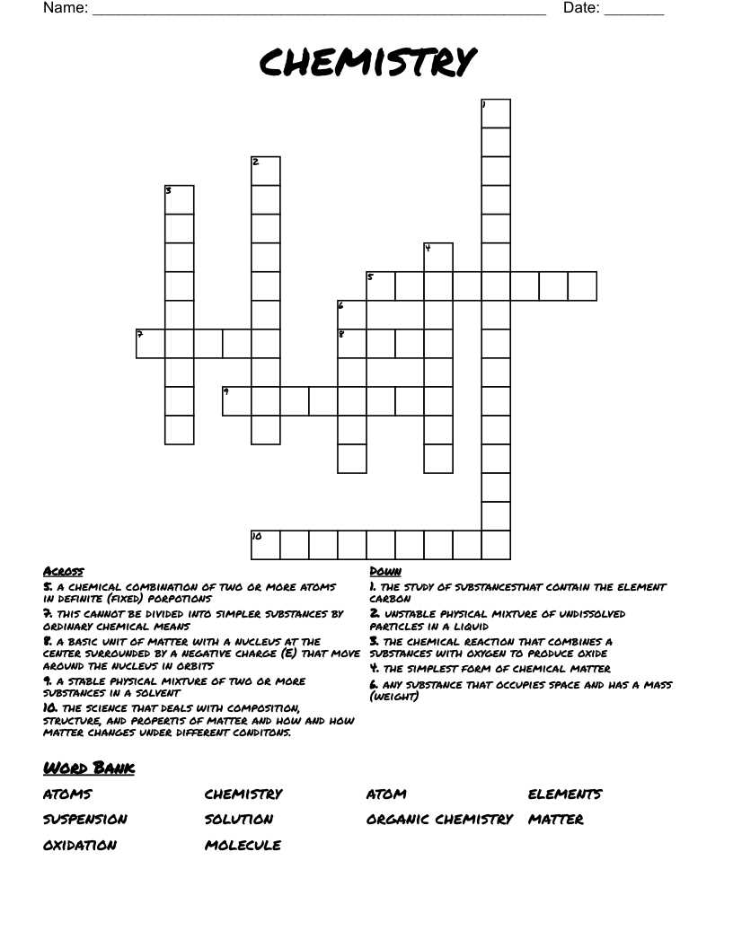 chapter 7 chemistry assessment answers