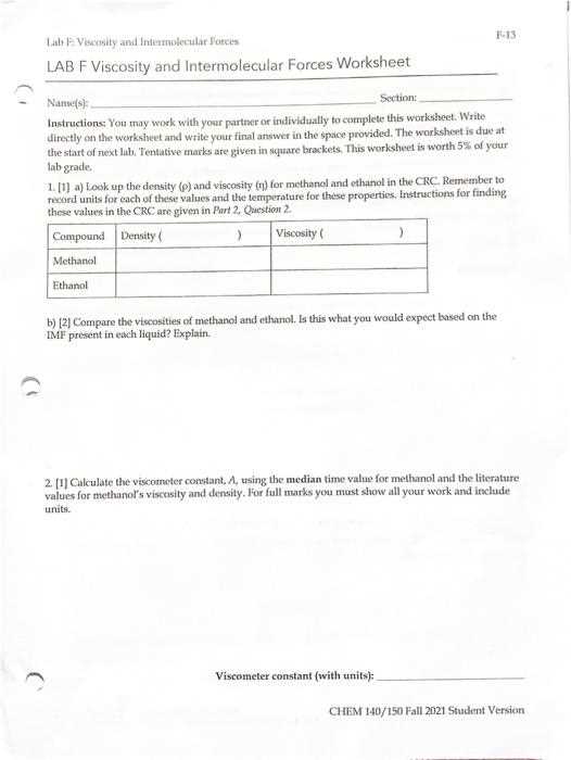 chem 150 activity on intermolecular forces answer key