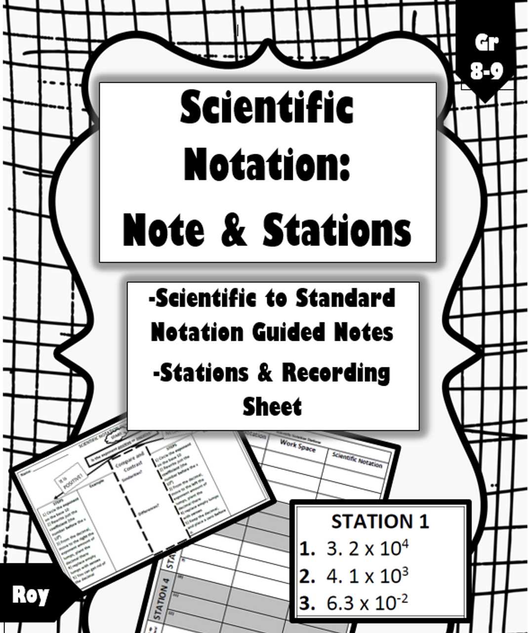 chemistry scientific notation worksheet answer key