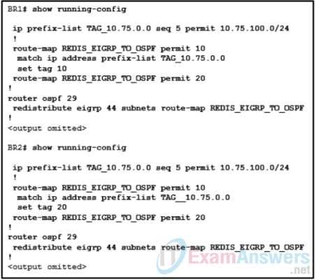 cisco course final exam answers