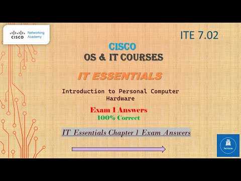 cisco ite chapter 1 exam answers