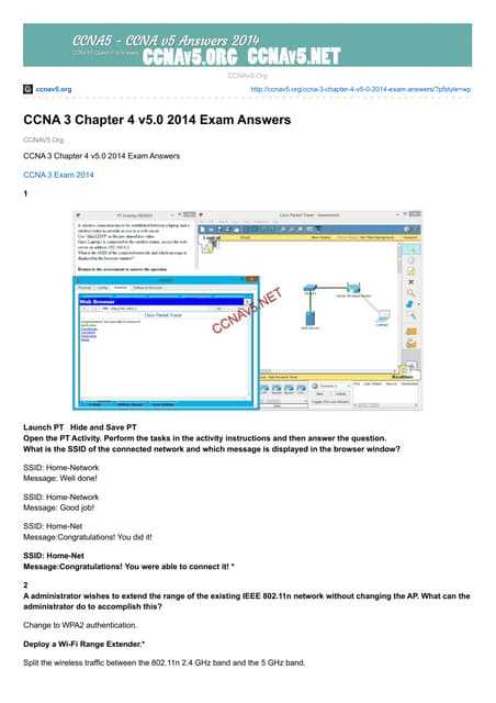 cisco ite chapter 5 exam answers