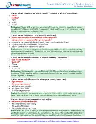 cisco netacad chapter 8 exam answers