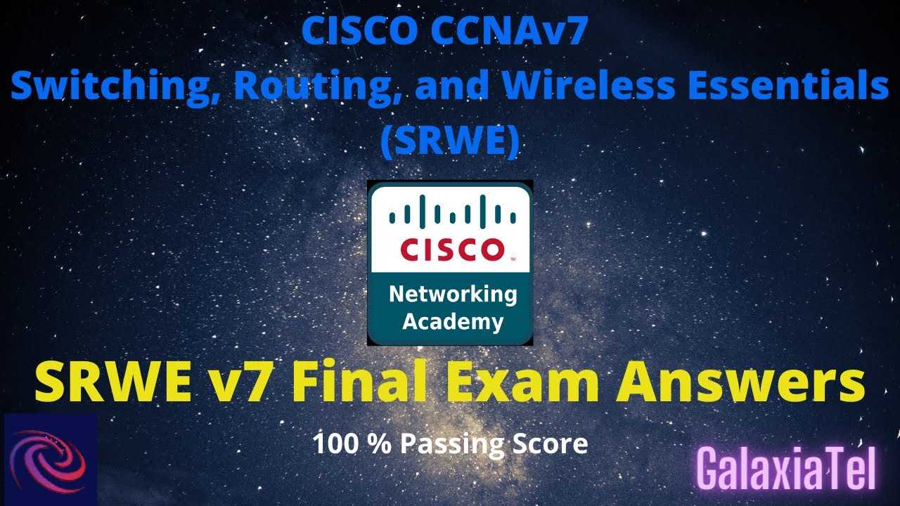 cisco networking 1 final exam answers