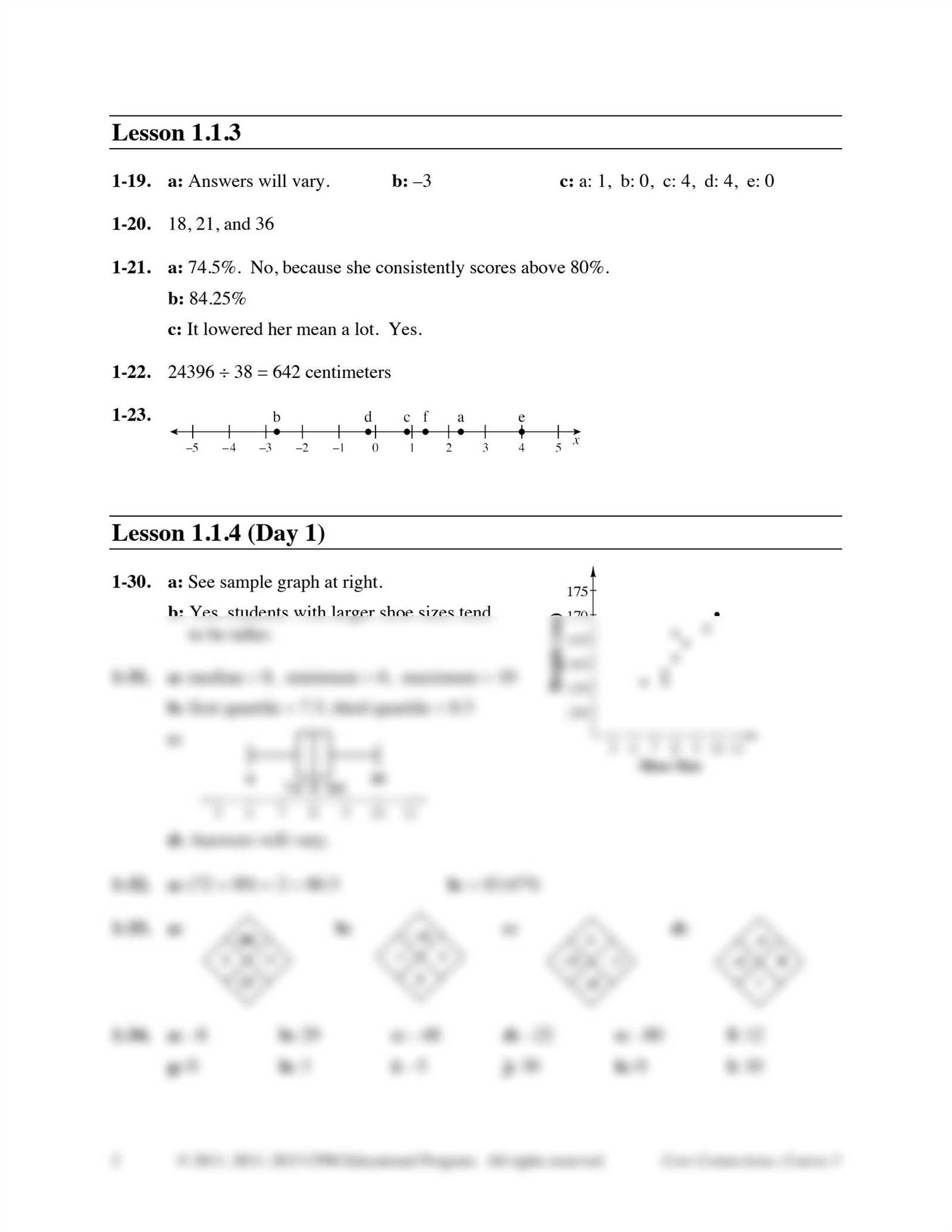 core connections course 3 chapter 1 answers