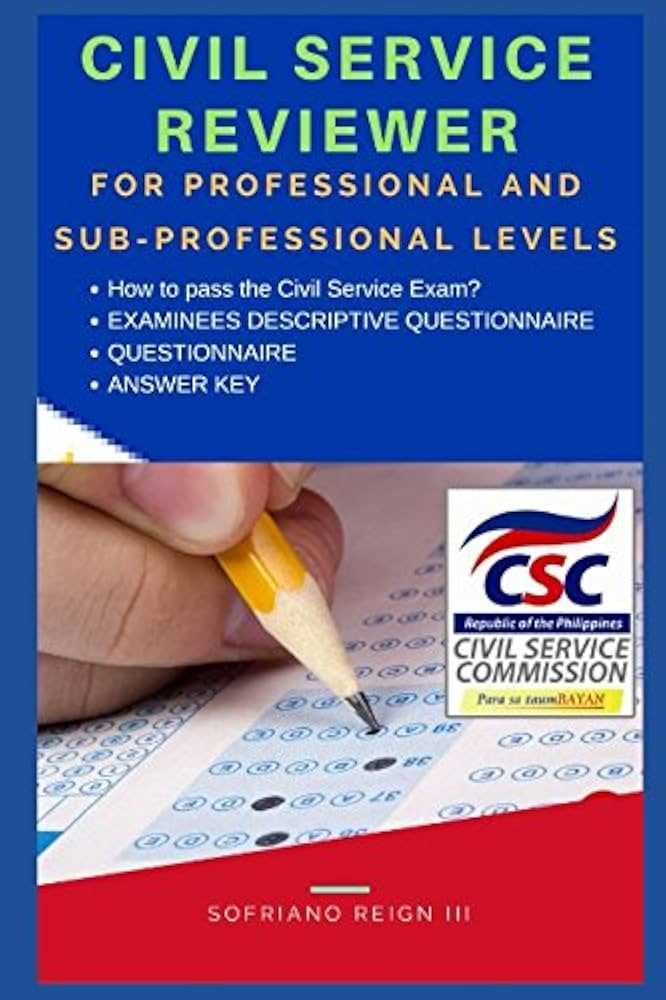 civil service exam answer key