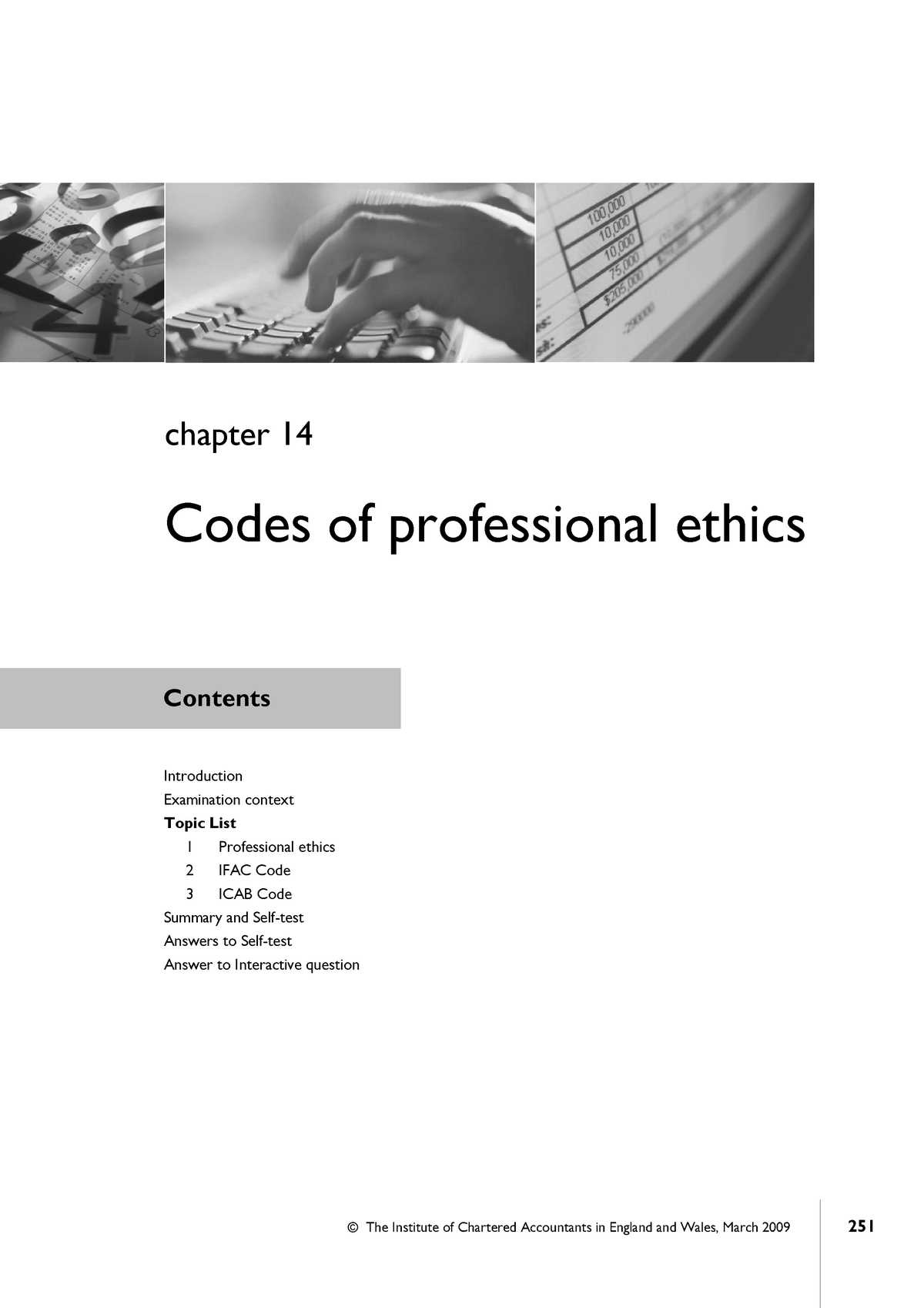 code of ethics exam answers