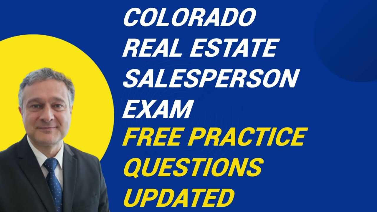 colorado real estate exam answers