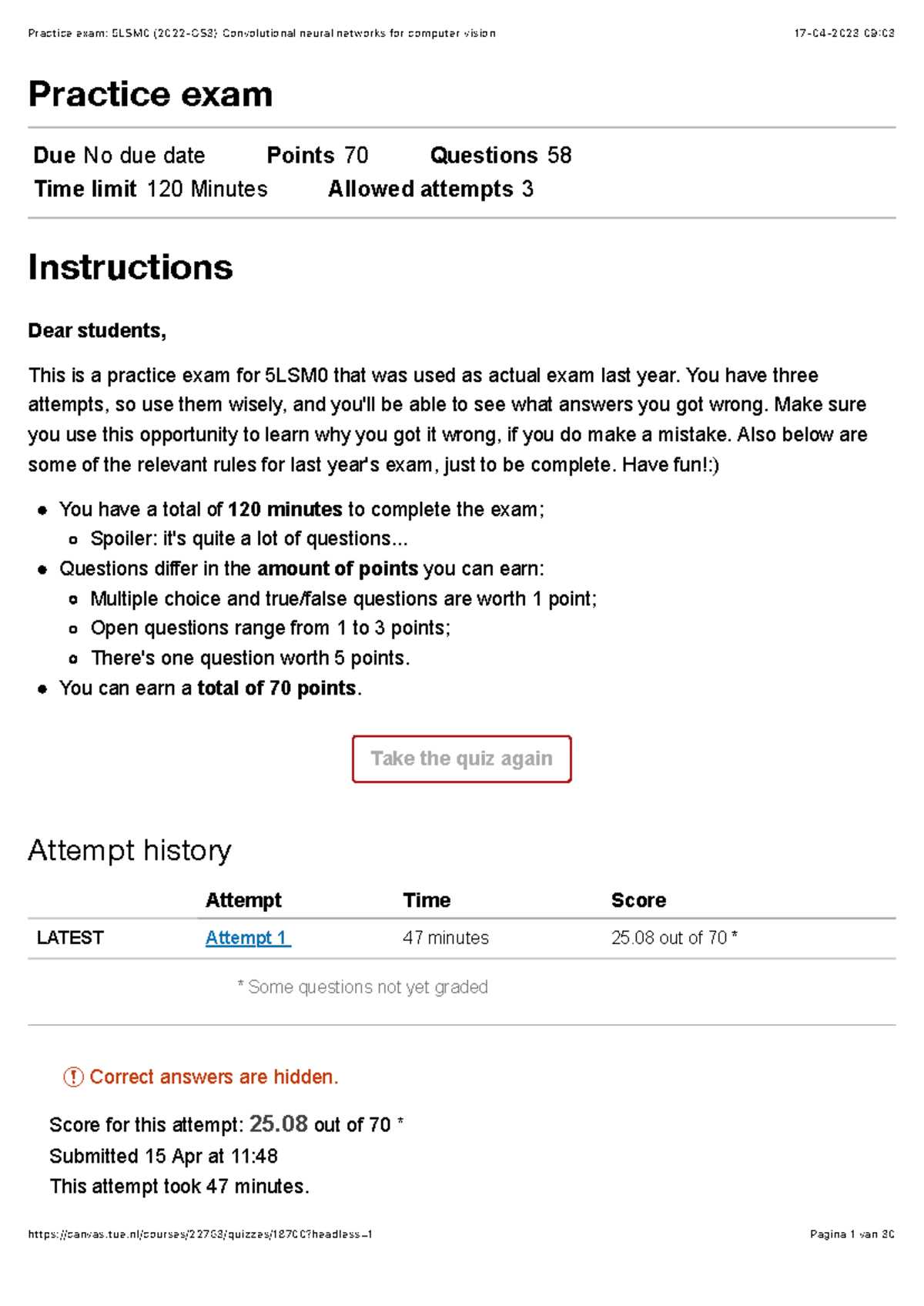 computer vision exam questions and answers