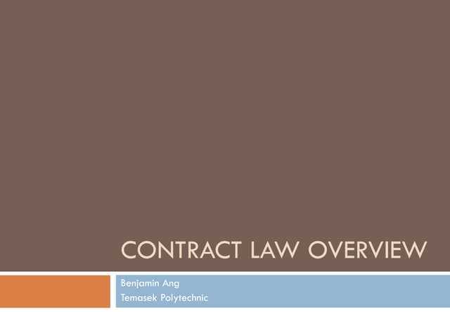 contract law exam questions and answers