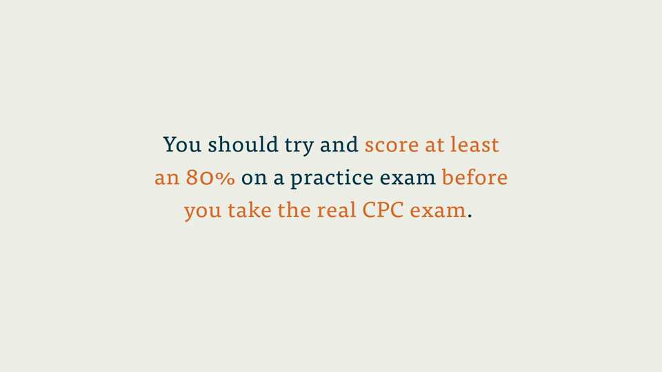 cpc practice exam with answers