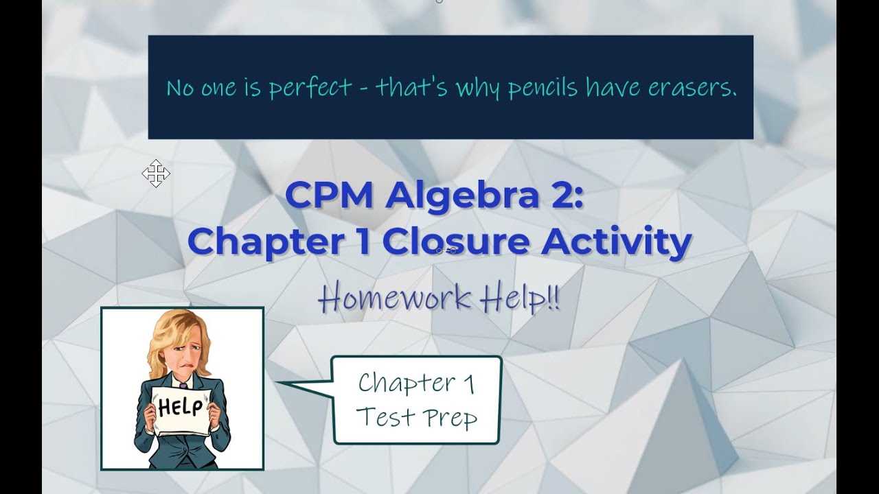 cpm chapter 2 answers