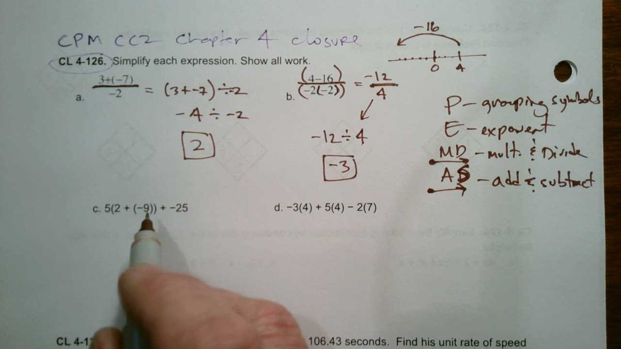 cpm chapter 2 answers