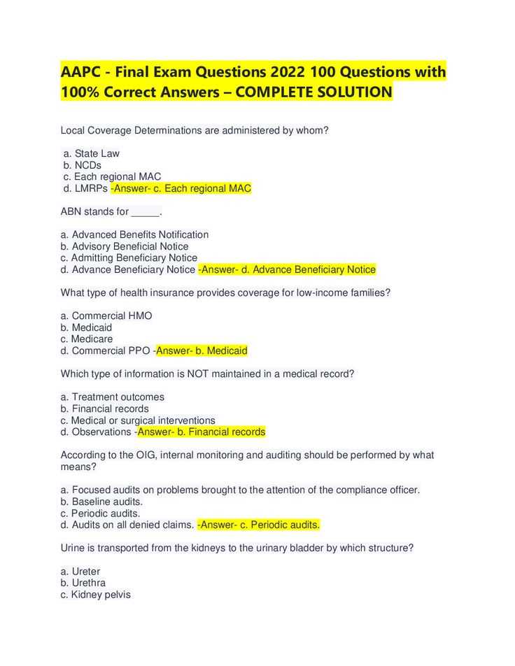 cpr test answer key