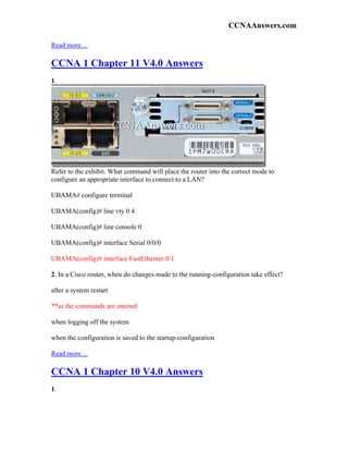 cisco chapter 10 exam