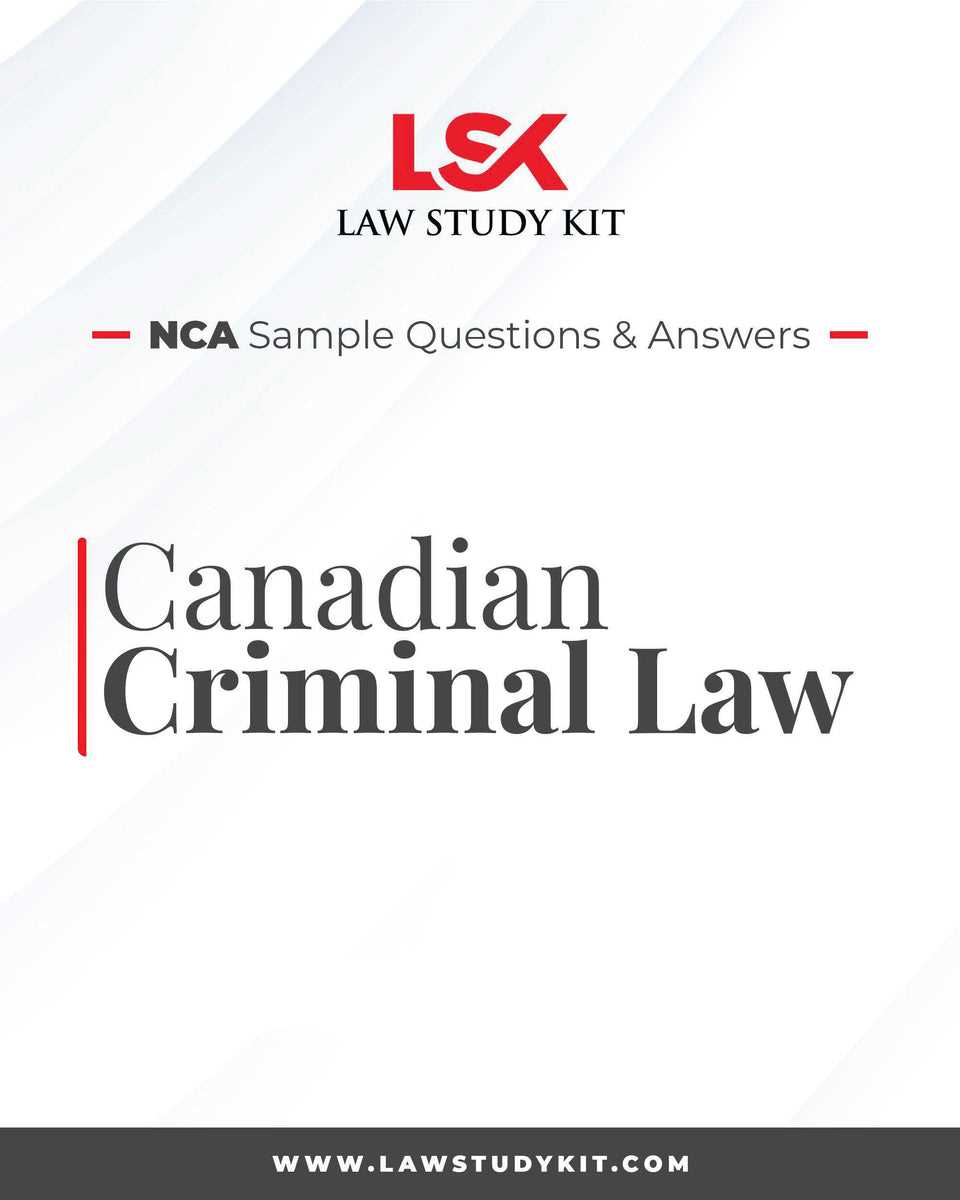 criminal law model answers for exams