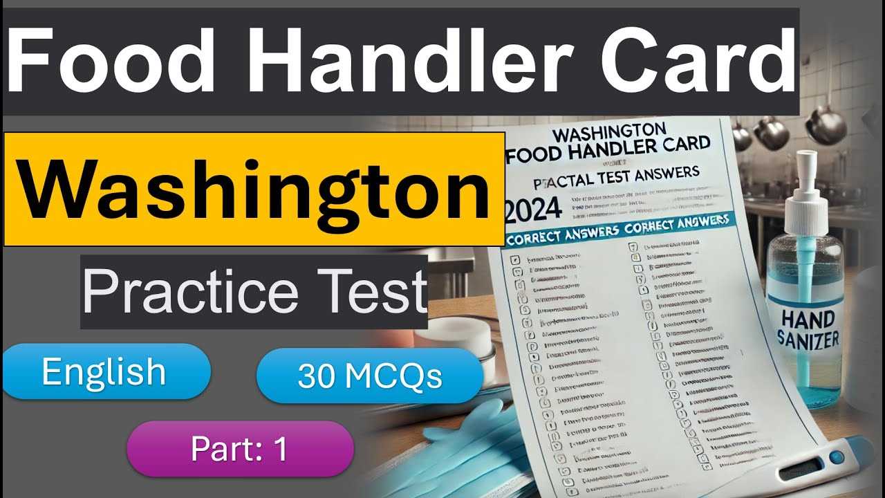 washington state food handlers test answers