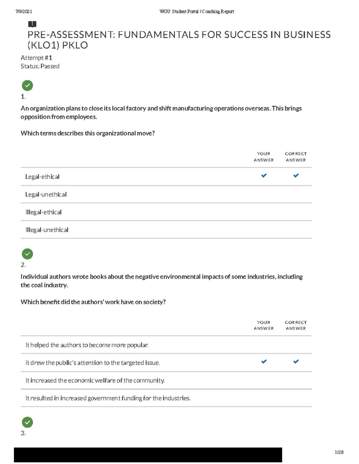 d072 exam answers