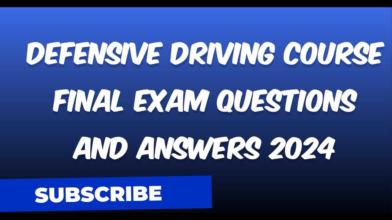 defensive driving exam answers texas