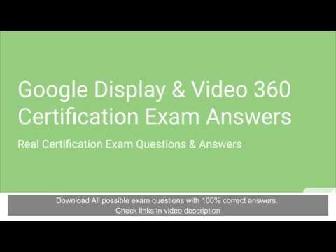 display and video 360 certification exam answers