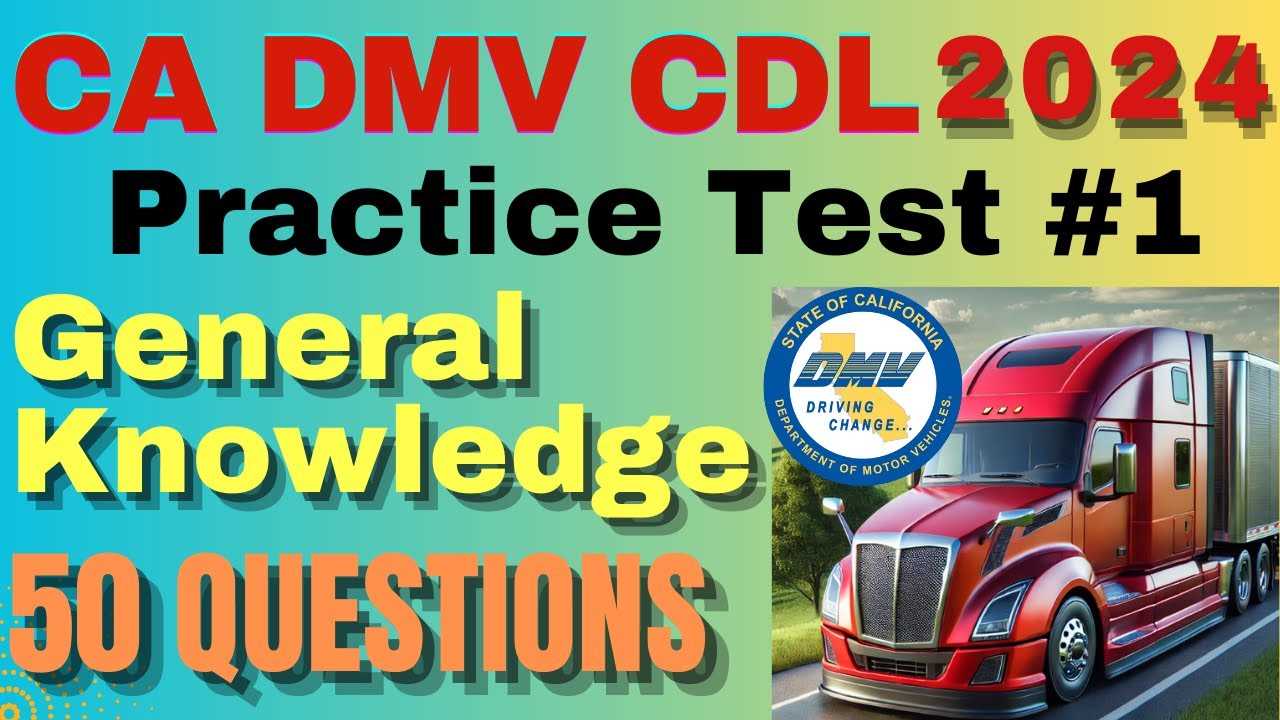 free cdl general knowledge test questions and answers