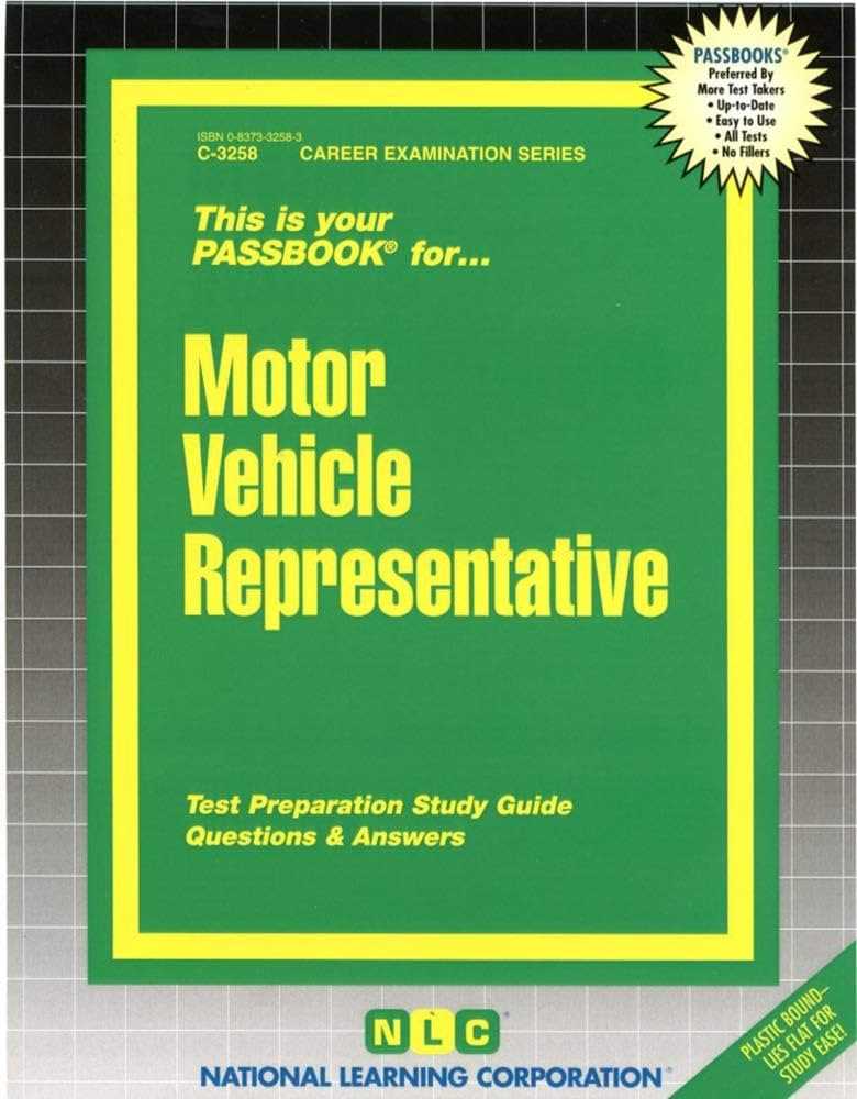 motor vehicle representative civil service exam