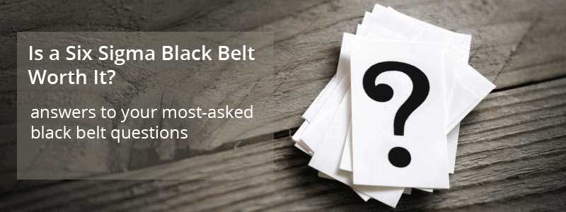 six sigma black belt exam questions and answers