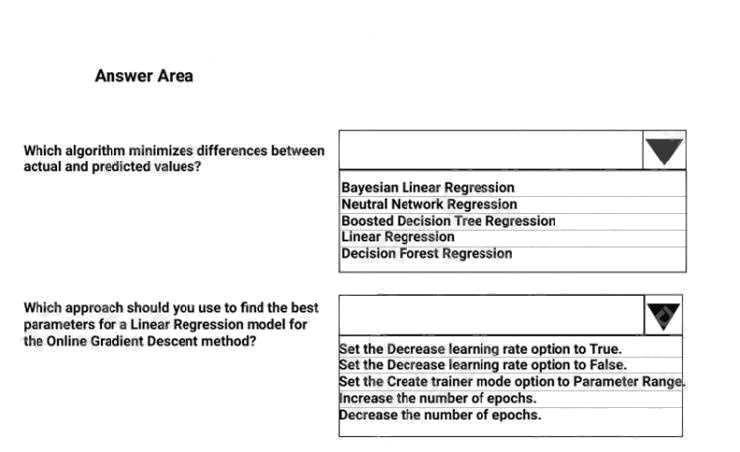 dp 100 exam questions and answers