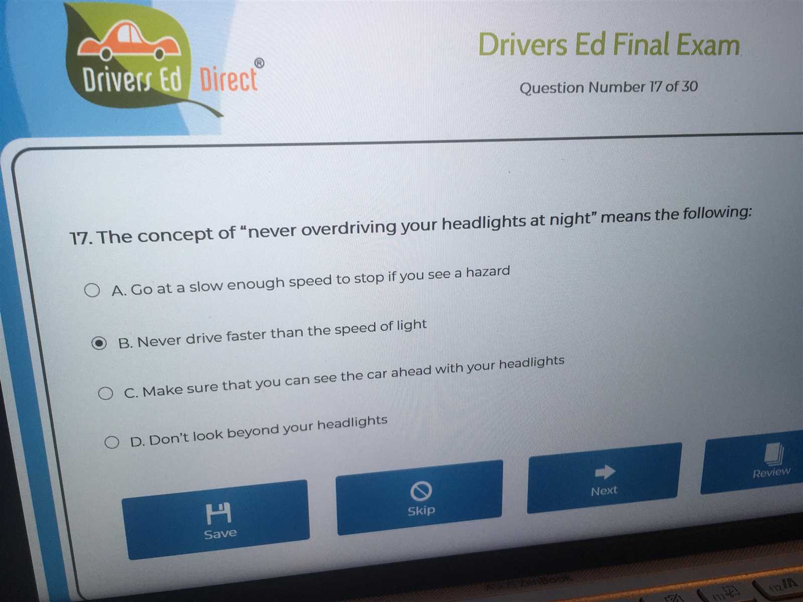 driversed.com final exam answers