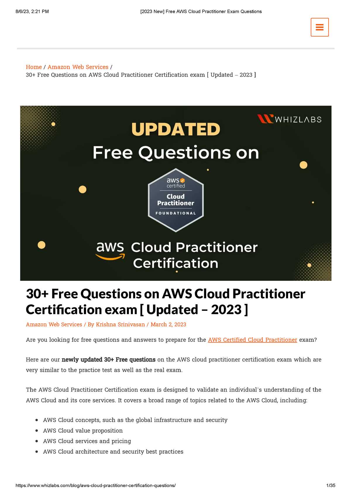 aws questions and answers for exam