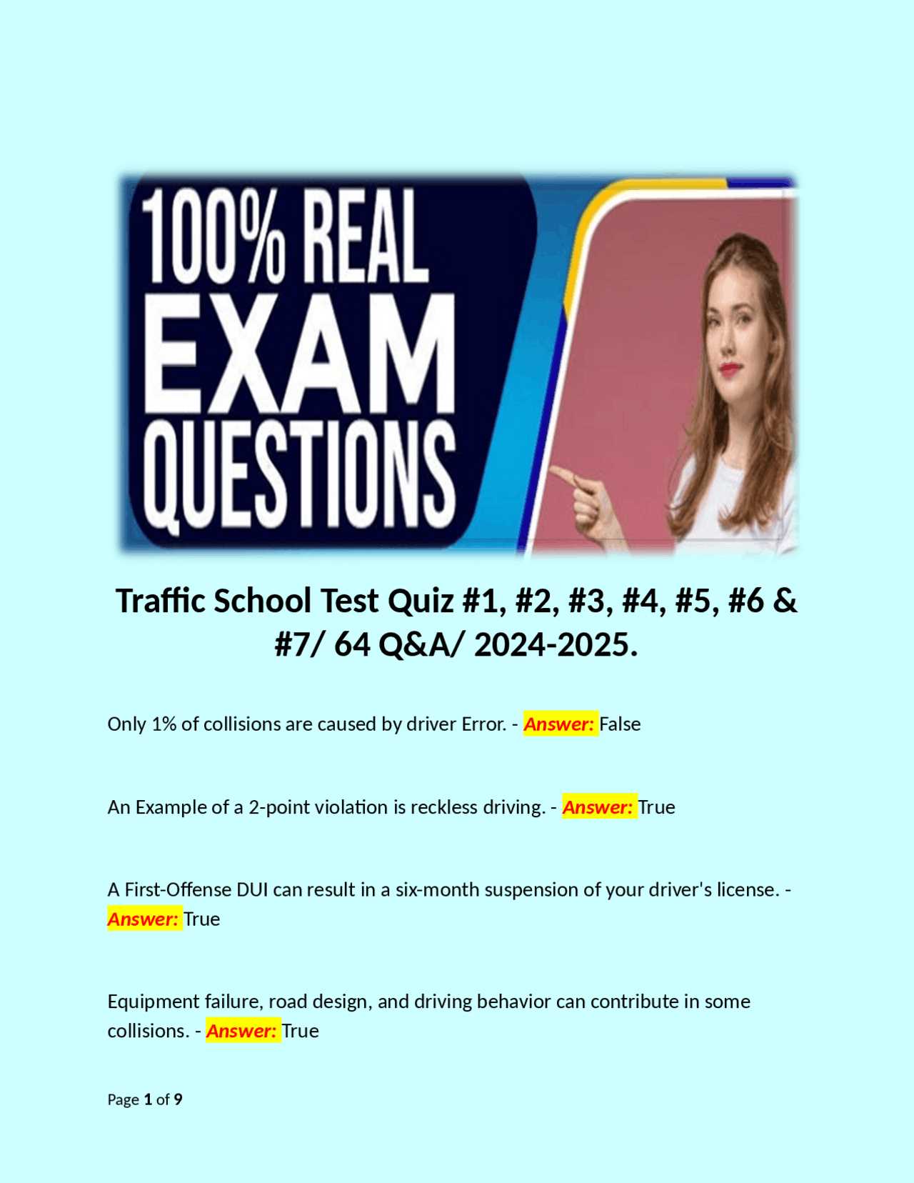 dui final exam answers