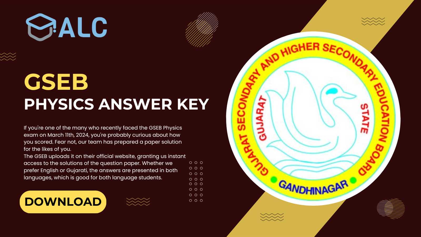 physics exam answer key