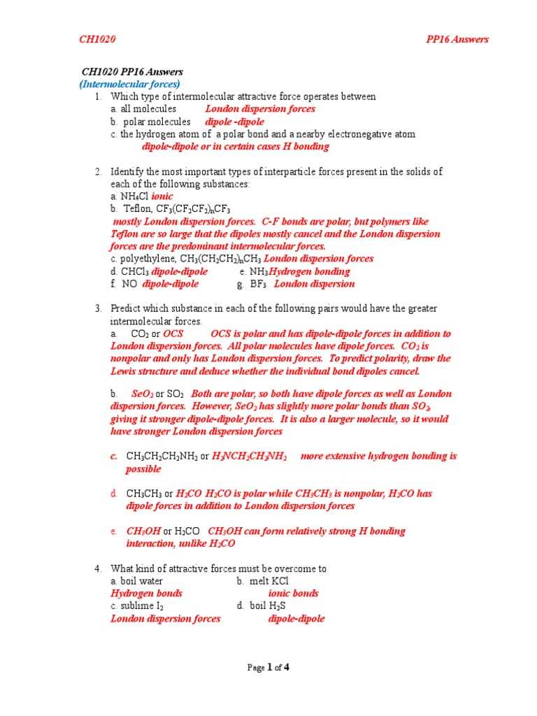 chem 150 activity on intermolecular forces answer key