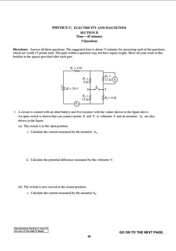 magnetism exam questions and answers