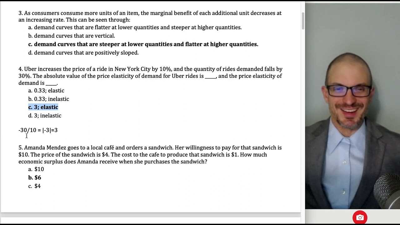 microeconomics exam 1 answers