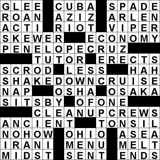 economy crossword puzzle answers